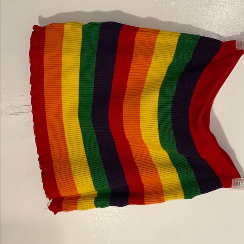 RAINBOW mini skirt
